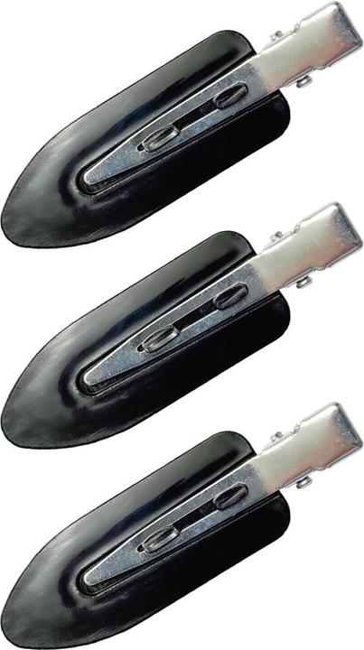 Produktbild DailyGo Haarspange Make-Up-Clip 6 cm schwarz (3 Stk.)