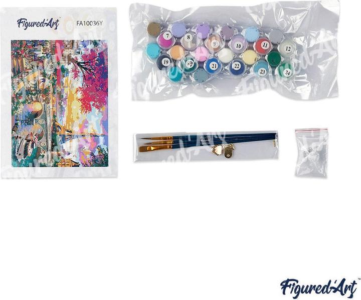 Actual product image Figured'Art Paint by Numbers - Old country House