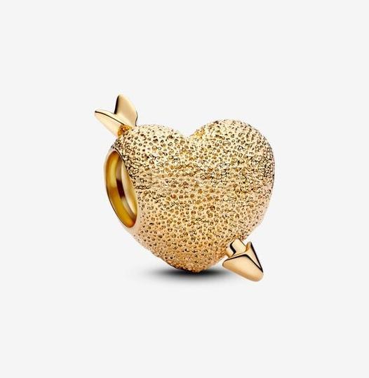 Actual product image Pandora Cupid Heart (14-karat gold-plated unique metal alloy)