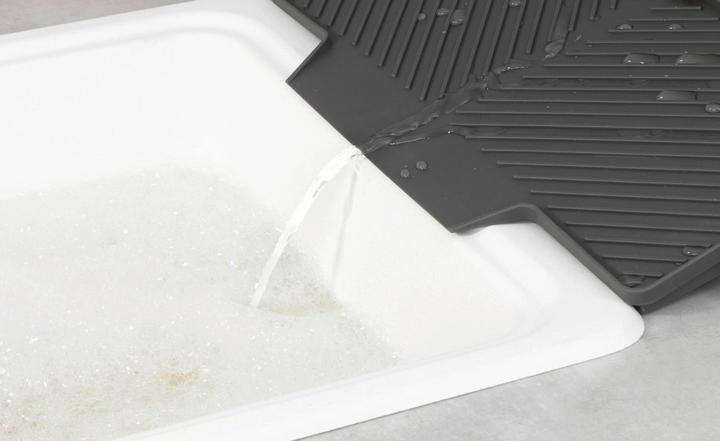 Actual product image Wenko Drainer mat Neli grey