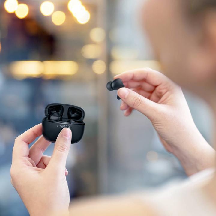 Immagine prodotto Lamax Clips1 Play Cuffie wireless In Ear Call/Music USB Type-C Bluetooth Nero (35 h, Senza fili)
