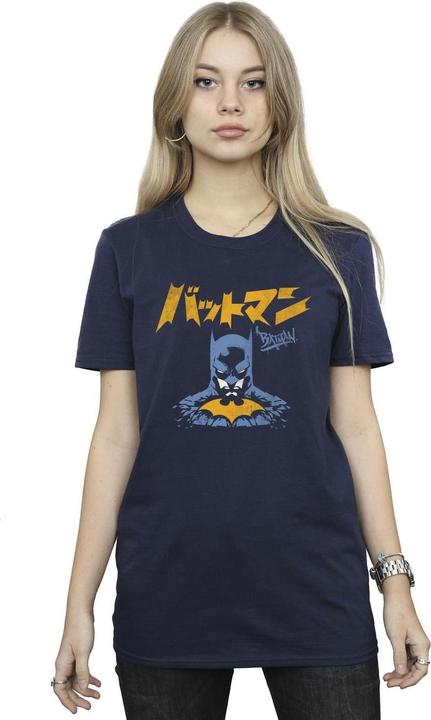 Immagine prodotto Maglietta Boyfriend in cotone da donna/ragazzo Batman Japanese Stare (S)