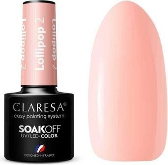 Immagine prodotto Claresa Smalto per unghie UV Lollipop 5ml - Confezione da 2 (Smalto)