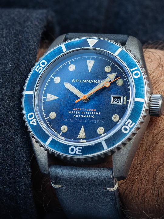 Actual product image Spinnaker SP-5089-02 Wreck Automatic 44mm 20ATM (Analogue wristwatch, 44 mm)