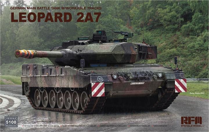 Produktbild Rye Field Model German Main Battle Tank w/Workable Tracks Leopard 2A7