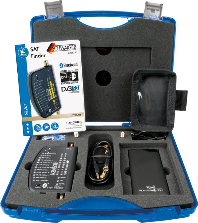Produktbild Schwaiger Sat-Finder HD Set im Transportkoffer