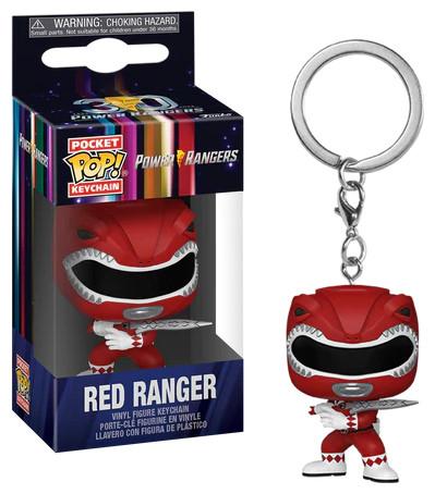 Produktbild Funko Power Rangers 30th présentoir porte-clés Pocket POP! Vinyl Red Ranger 4 cm (12)