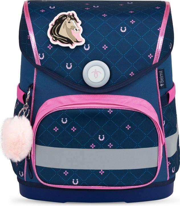 Produktbild Belmil COMPACT Schulrucksack-Set Meet your Horses (19 l)