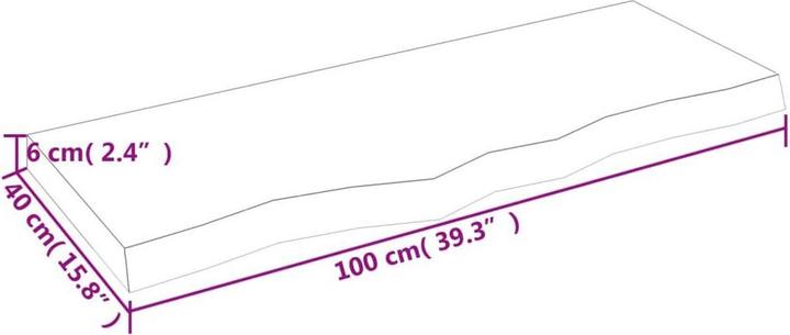Immagine prodotto VidaXL Gianna (100 x 6 x 40 cm)