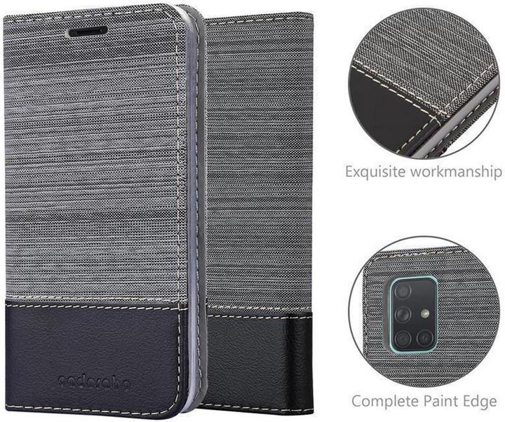 Produktbild Cadorabo Book Jeans Optik Cover (Samsung Galaxy A71 5G)
