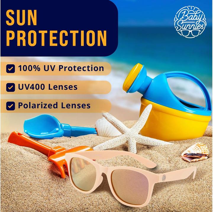 Produktbild Baby Sunnies Kinder-Sonnenbrille mit Band Hellblau