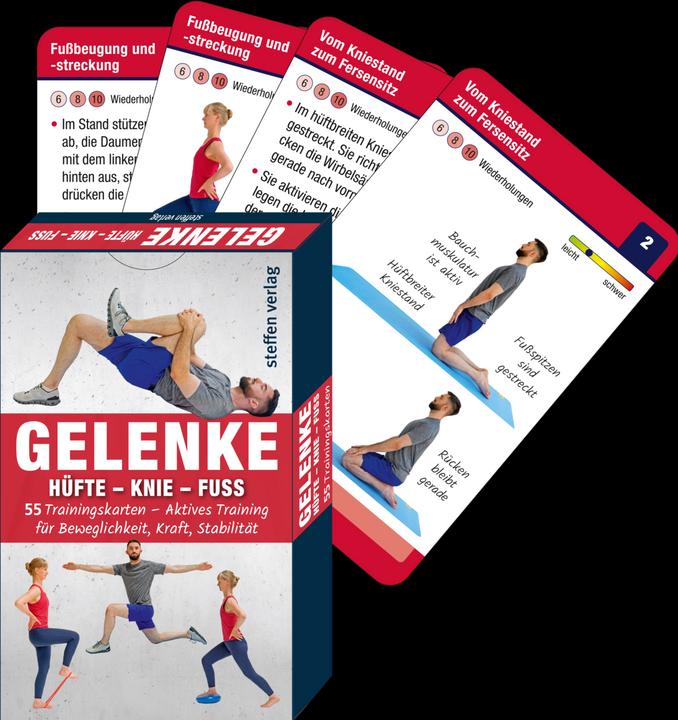 Image du produit Trainingskarten Gelenke: Hüfte - Knie - Fuss (Allemand, Ronald Thomschke, 2023)