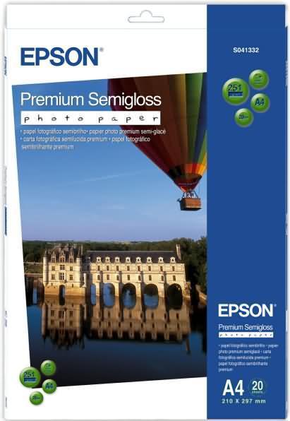 Immagine prodotto Epson Semigloss Premium (251 g/m², A4, 20 x)