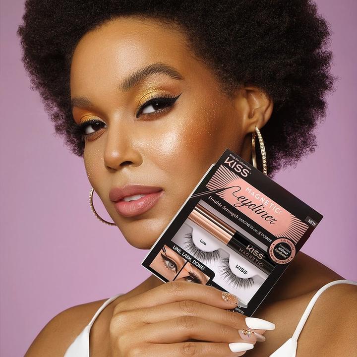 Immagine prodotto KISS Kit magnetico di eyeliner e ciglia (Ciglia artificiali)