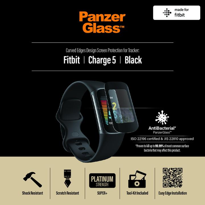 Actual product image PanzerGlass Screen Protector Fitbit Charge 6 | 5