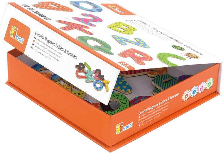 Actual product image Viga Toys Magnetic letters (77 x)