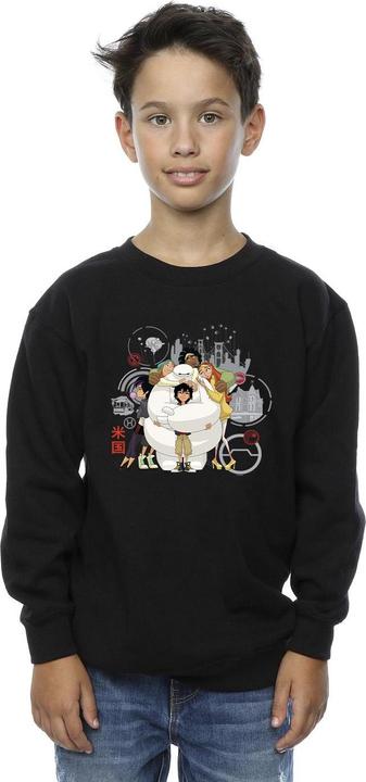 Actual product image Disney Boys Big Hero 6 Baymax Group Hug Sweatshirt (152, 158)