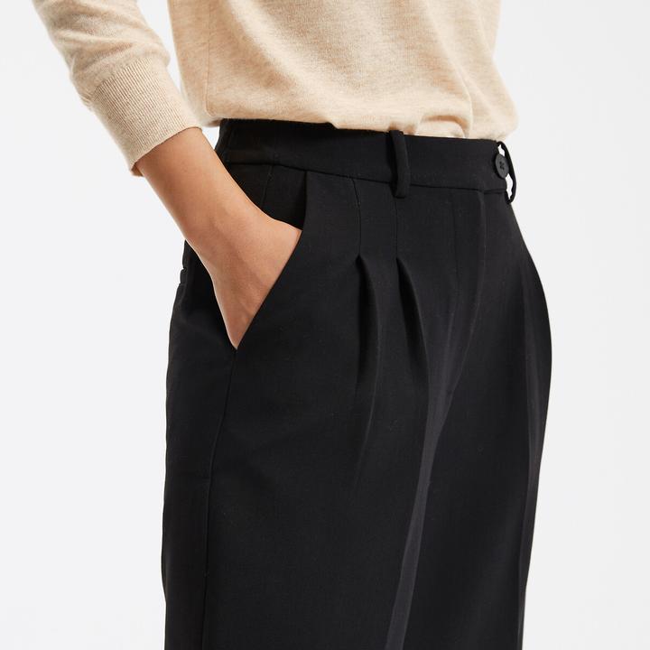 Image du produit La Redoute Collections Pantalon slim à plis (36)