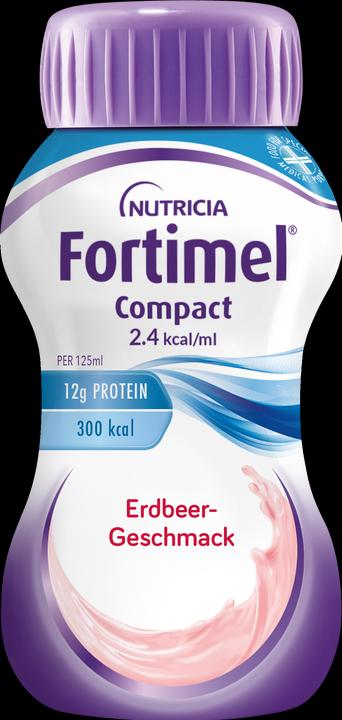 Actual product image Fortimel Compact 2.4 Strawberry (Strawberry, 4 x)
