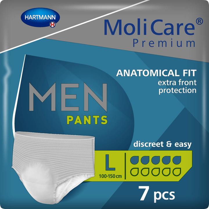 Immagine prodotto MoliCare Pantaloni da uomo 5 Pantaloni per incontinenza (7 x, L)