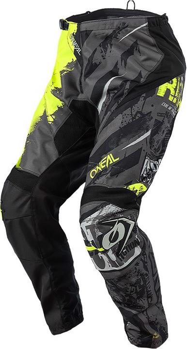 Black, Neon Yellow