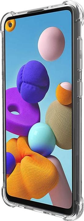 Actual product image Screenguard Samsung Galaxy A21s hull Crystal Soft Airbag Bumper (Samsung Galaxy A21s)