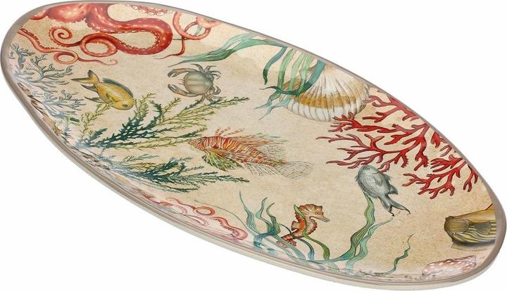Natec Zeeleven Melamine Ovaal Dienblad - 52 x 30 cm