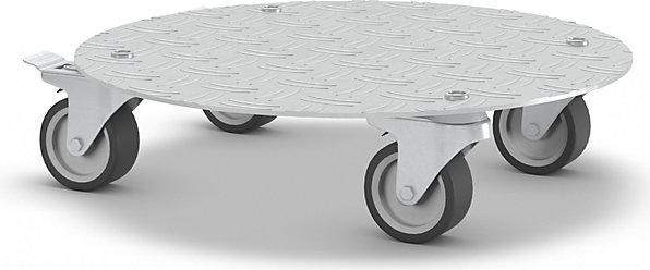 Image du produit Wagner System Chariot d'installation, aluminium, charge max. 150 kg, Ø 300 mm.