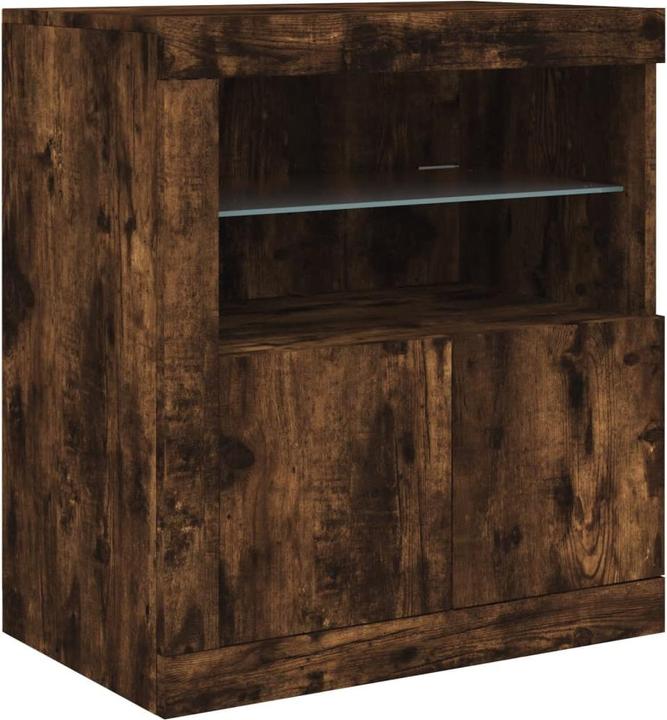 Produktbild VidaXL Sideboard mit LED-Leuchten (181.5 x 37 x 67 cm)
