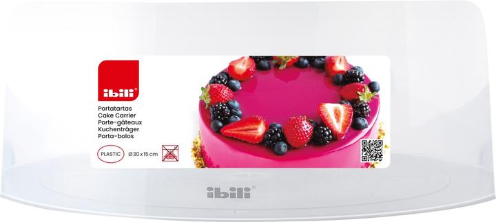 Image du produit Ibili Récipient à gâteaux rond 30 x 15 cm Parfait pour la conservation des gâteaux et des tartes