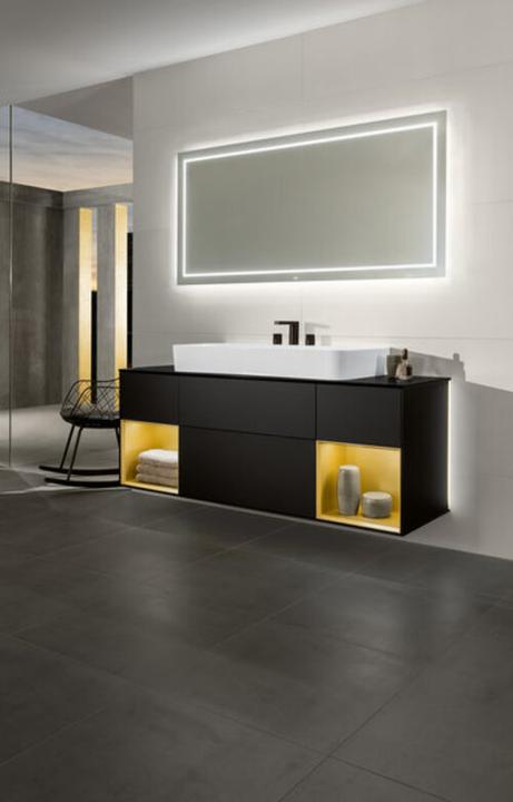 Produktbild Villeroy & Boch Villeroy und Boch Waschtisch Finion 416884 800x470mm, verdeckter Überlauf, 1 Hahnloch (470 mm, 800 mm)