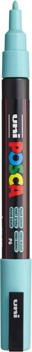 Actual product image Posca Marker PC-3M round tip (Aqua blue, 1.30 mm, 1 x)