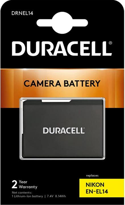 Immagine prodotto Duracell Batteria agli ioni di litio EN-EL14, 950mAh (Accumulatore di carica elettrica)