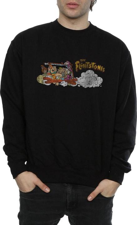 Produktbild The Flintstones Family Car Distressed Sweatshirt (XXL)