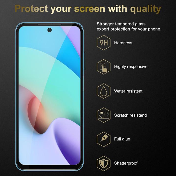 Productafbeelding Cadorabo Volledig schermbeschermend glas (3 Stuk, Xiaomi Redmi 10, Xiaomi Redmi Note 11)