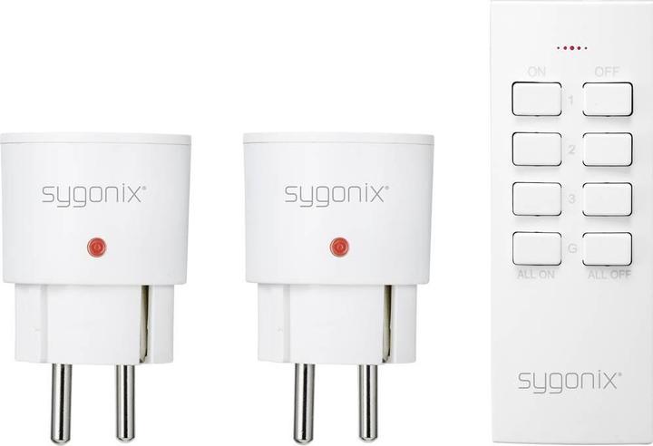 Actual product image Sygonix RSL radio-controlled socket outlet set adapter plug Switching capacity (max.) 2300 W Range max. (in