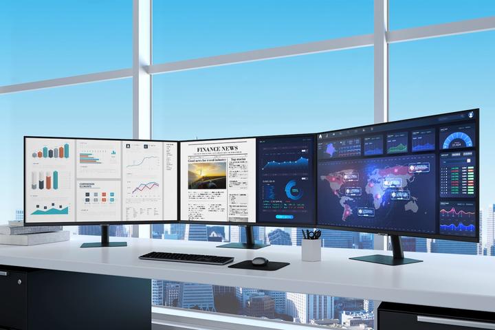 Actual product image Samsung LS32A700NWUXEN (3840 x 2160 Pixels, 32")