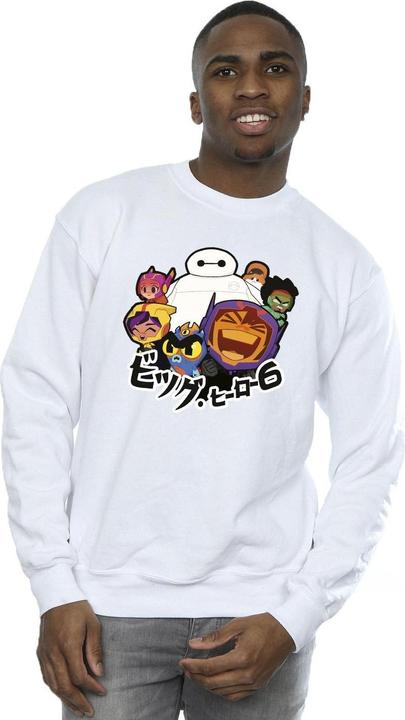Image du produit Disney - Sweat BIG HERO BAYMAX GROUP MANGA - Homme (M)