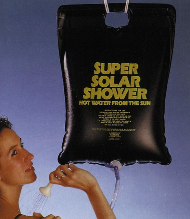 Actual product image Trem Solar shower with 18l tank