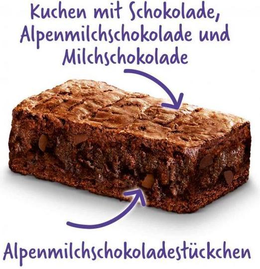 Actual product image Milka Choco Brownie (1 pcs., 176 g)