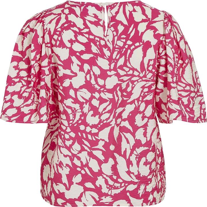 Actual product image Vila Round neck top with short sleeves (36)