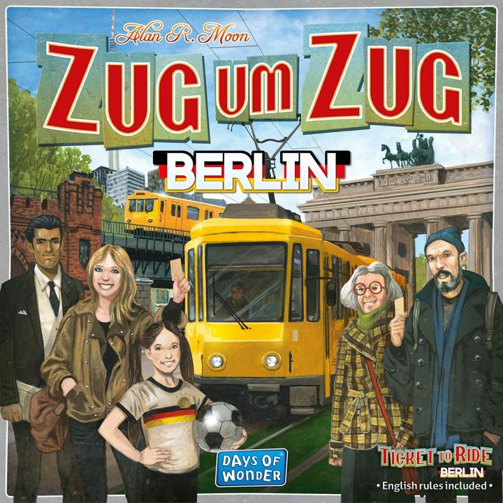 Image du produit Days of Wonder Zug um Zug : Berlin, jeu de société, pour 2-4 joueurs, à partir de 8 ans (édition allemande) (Allemand)