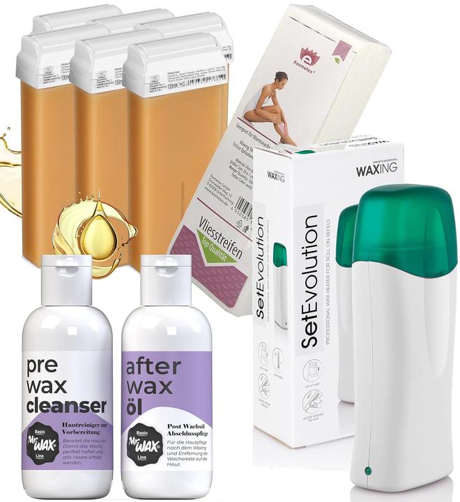 Actual product image Kosmetex Wax Warmer Argan Waxing Set (10 x)