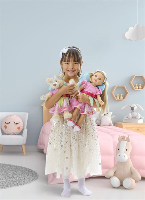 Produktbild Heless Puppenkleid "Prinzessin Lillifee" mit pinker Schleife, Gr. 28-35 cm