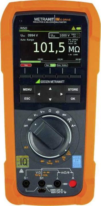 Gossen Hand Multimeter, Hochpräzisions Messgerät kalibriert (DAkkS akkreditiertes Labor) digital Datenl (CAT III 1000V, CAT IV 600V)