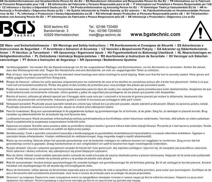 Produktbild BGS Radlager-Werkzeug-Satz