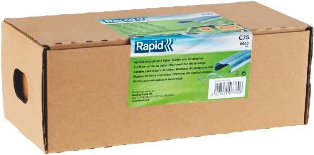 Produktbild Rapid C75 Ringklammern Stahl 6.000 Stück (6000 x)