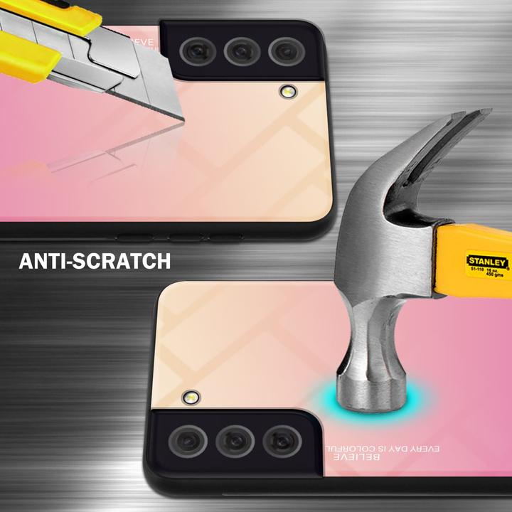 Actual product image Cadorabo TPU 2 colors glass envelope (Samsung Galaxy S22+)