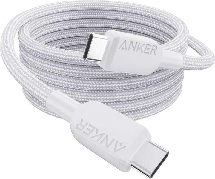 Actual product image Anker Cable 240W USB-C do USB-C 1.8m biały (1.80 m, USB 3.1)