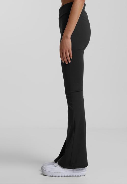 Actual product image Urban Classics Ladies Recycled High Waist Flared Leggings - 17082 (S)